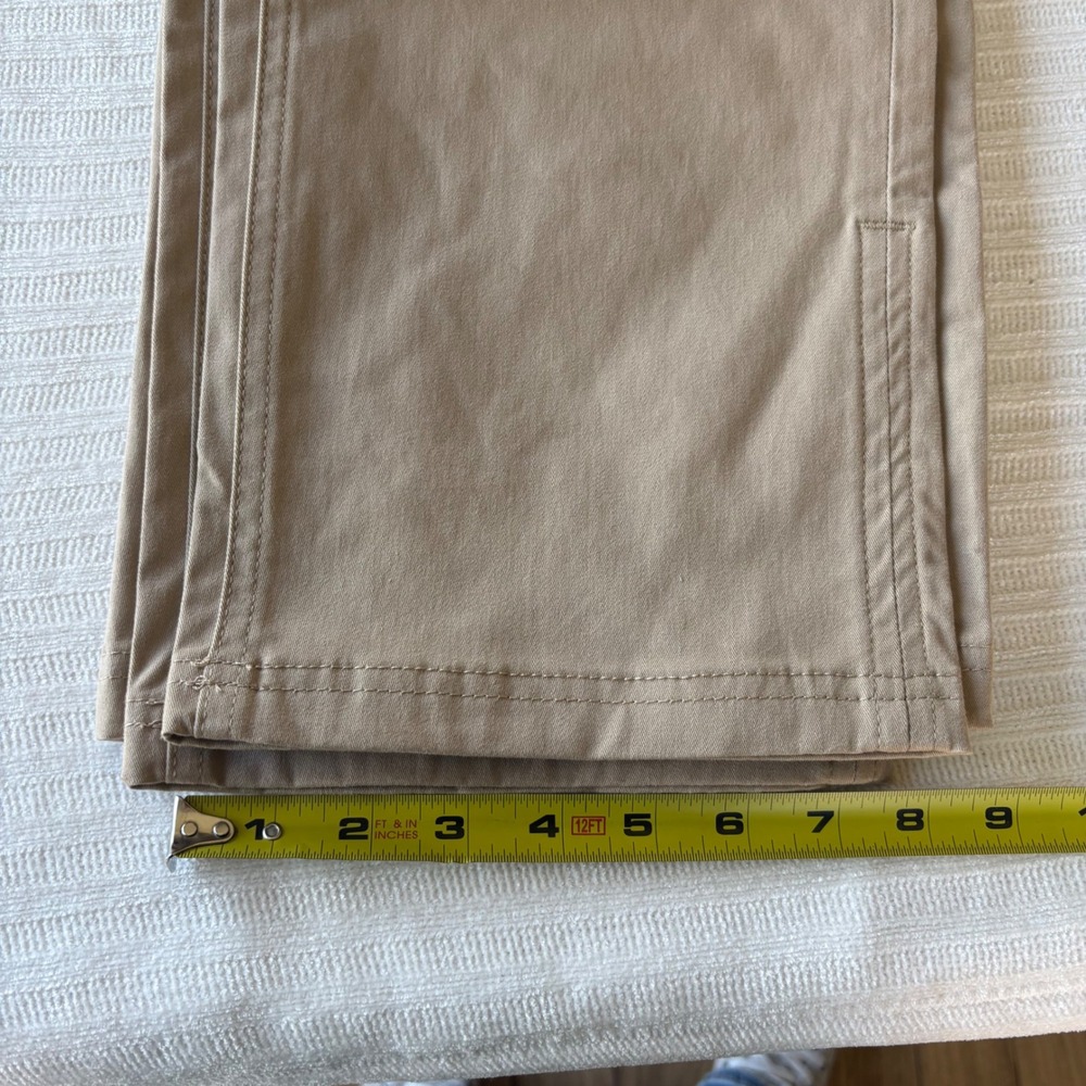 Lot of 2 Ben Sherman Mens 36x34 Straight Fit Stretch Chino Pants Khaki Tan - Picture 9 of 10